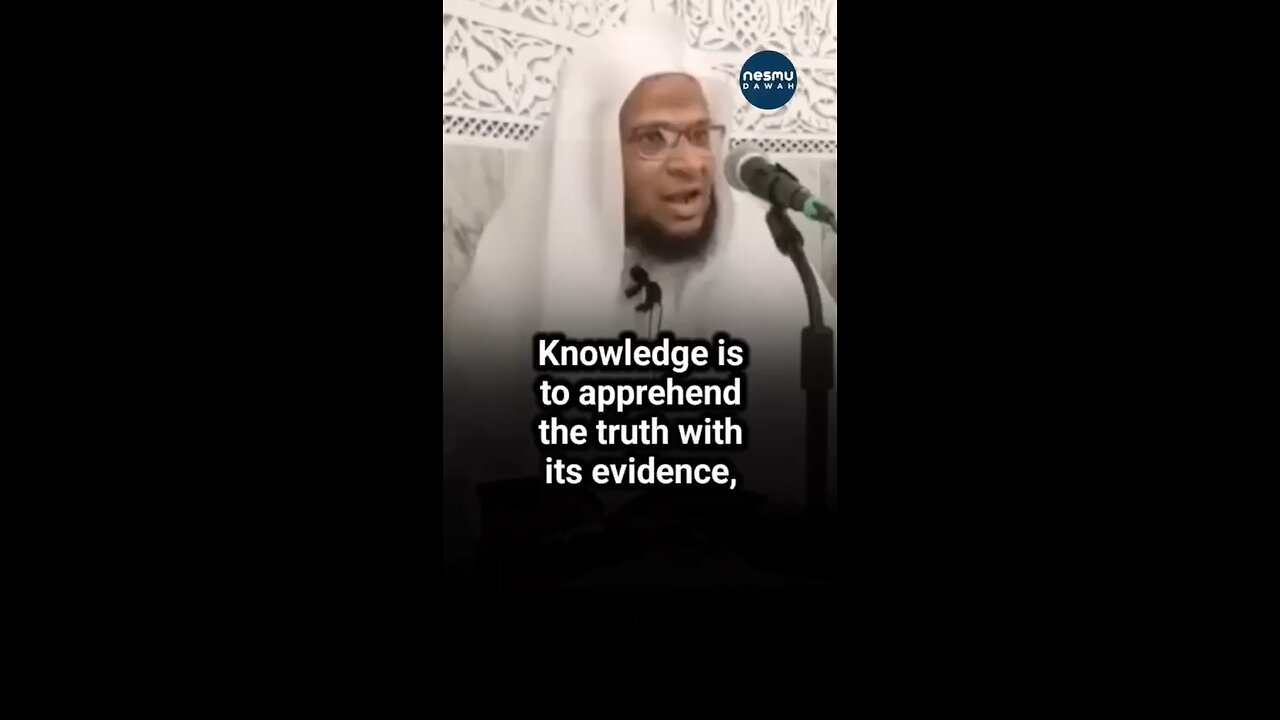 What is Considered “Knowledge /Ilm” ? ~by Sh Usamah bn Su'ud Al-'Amri حفظه الله