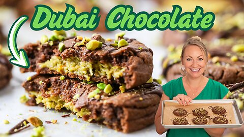 Dubai Chocolate Cookies