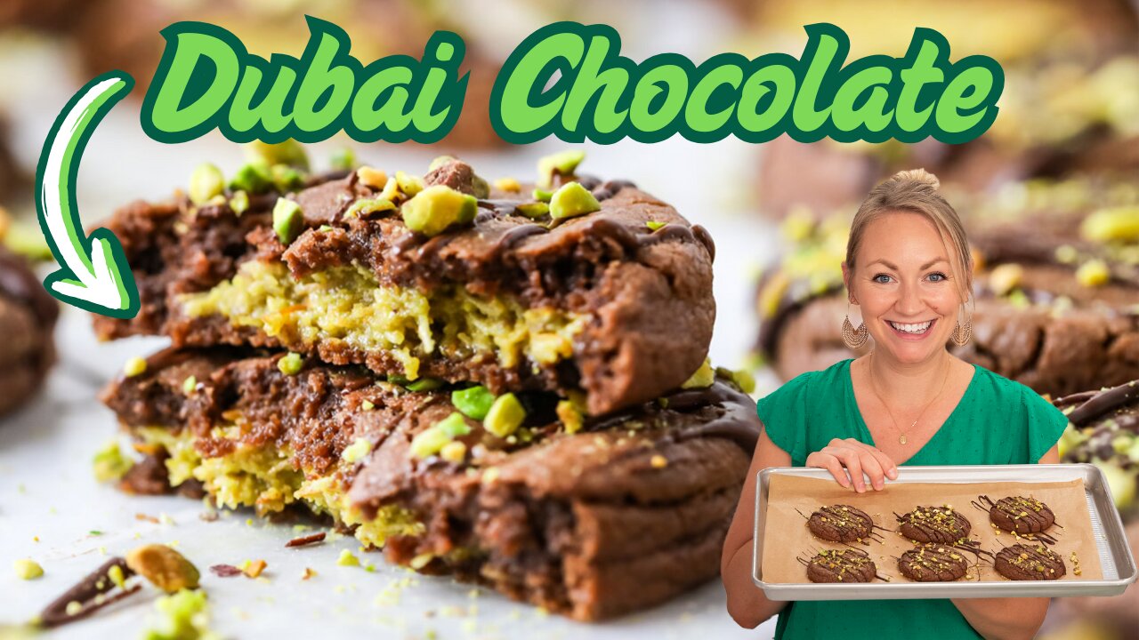 Dubai Chocolate Cookies