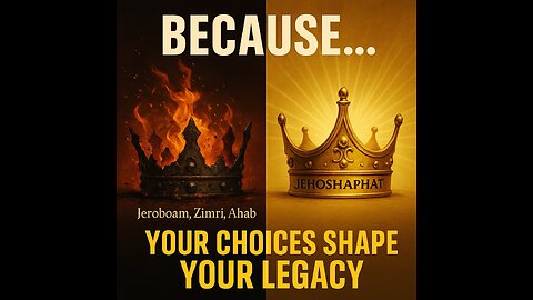 6/26/25 - 1 Kings 15:25, 16 & 2 Chronicles 17 - Power of Choice