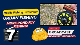 Urban Pond Fishing - What's Next #mobile #fishing #livestream Episode 107