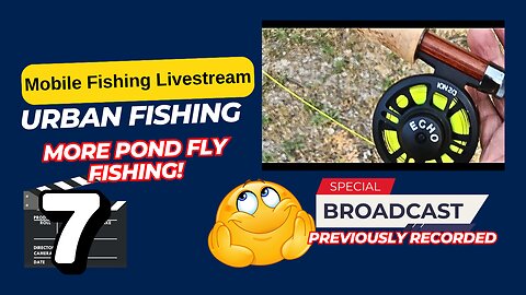 Urban Pond Fishing - What's Next #mobile #fishing #livestream Episode 107