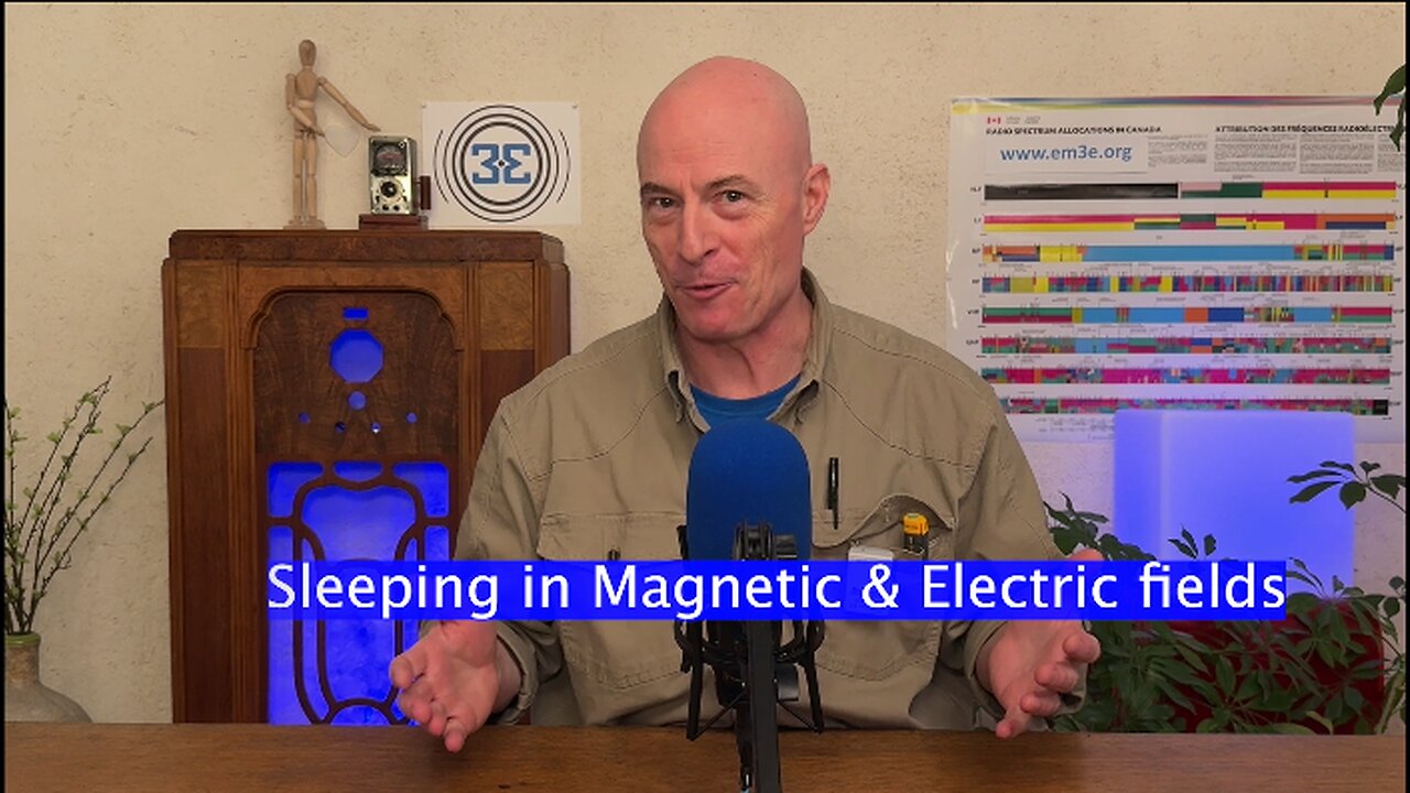 Professional and entertaining analysis of electric and magnetic fields found in our bedrooms