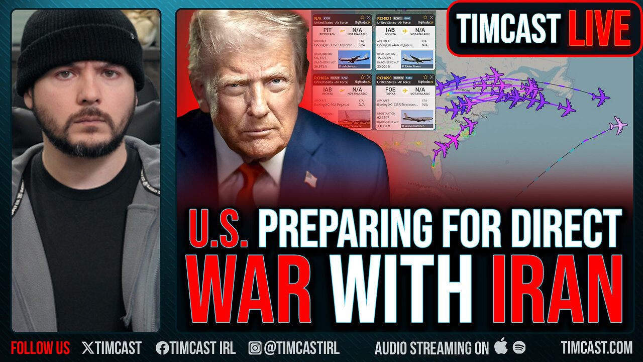 U.S. Preparing For DIRECT WAR With IRAN, Air Tankers & Strike Group Deployed