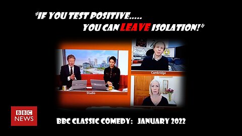 "If you test POSITIVE... you can LEAVE social isolation!"