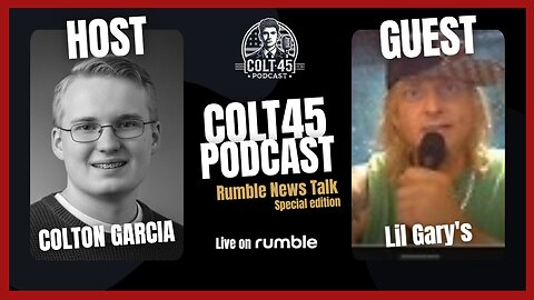 Rumble News Talk - With Lil Gary's Big Funny | Lil Gary's Big Funny discussing politics - Comedy and Culture Combined.