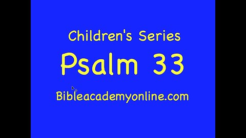 CS Psalm 33