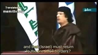Muammar Gaddafi gave a speech at the Arab League meeting 2008