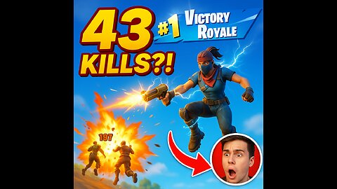 🔥 43 KILL Squad Win in Fortnite! (INSANE Battle Royale Gameplay)
