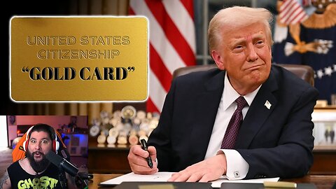 Trump is selling $5 Million GOLD CARDS to rich immigrants