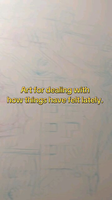 A drawing about being cut off spiritually