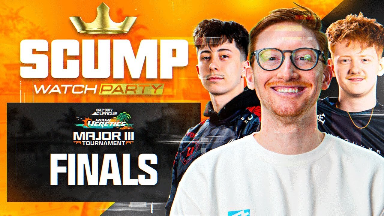 CDL MAJOR 3 GRAND FINALS!! - SCUMP WATCH PARTY