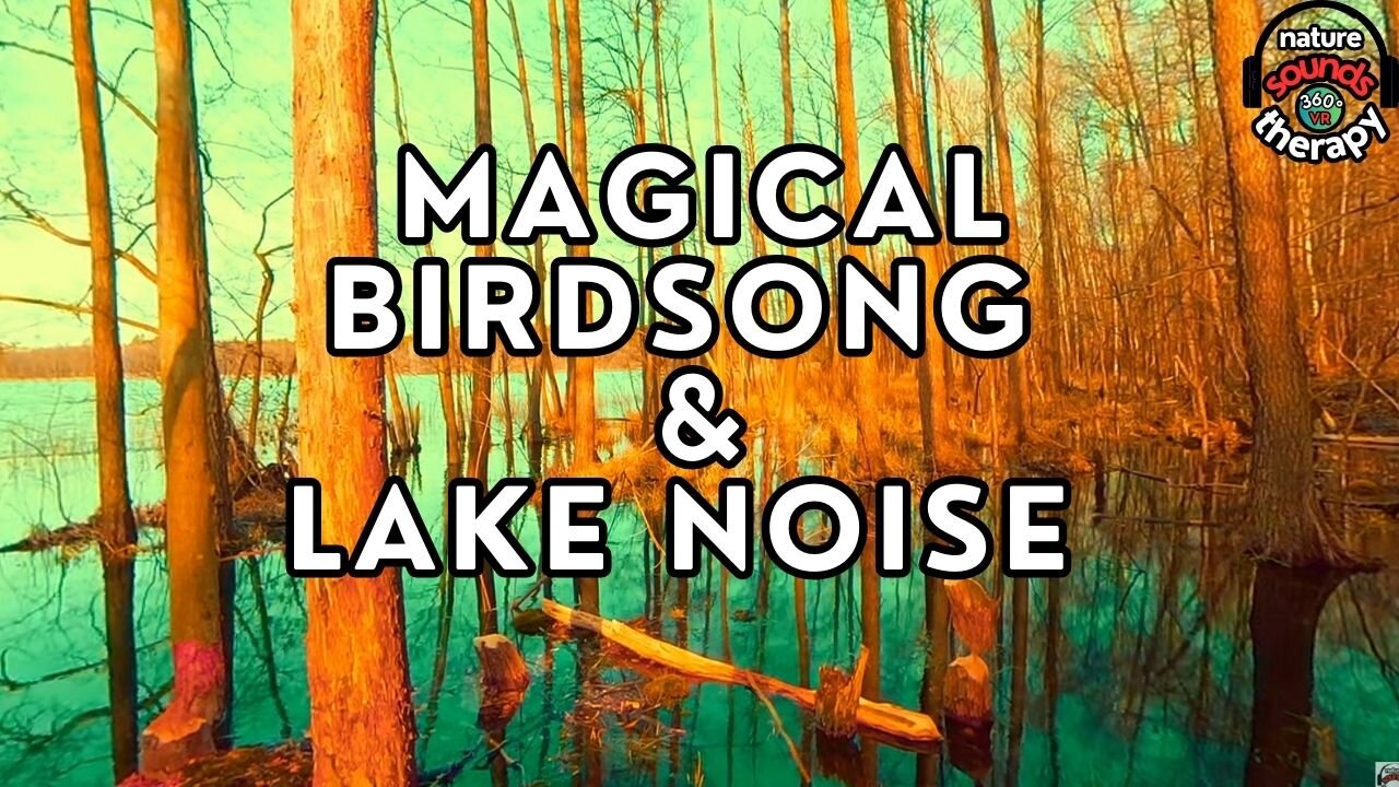 Magical Birdsong And Soothing Lake Murmur