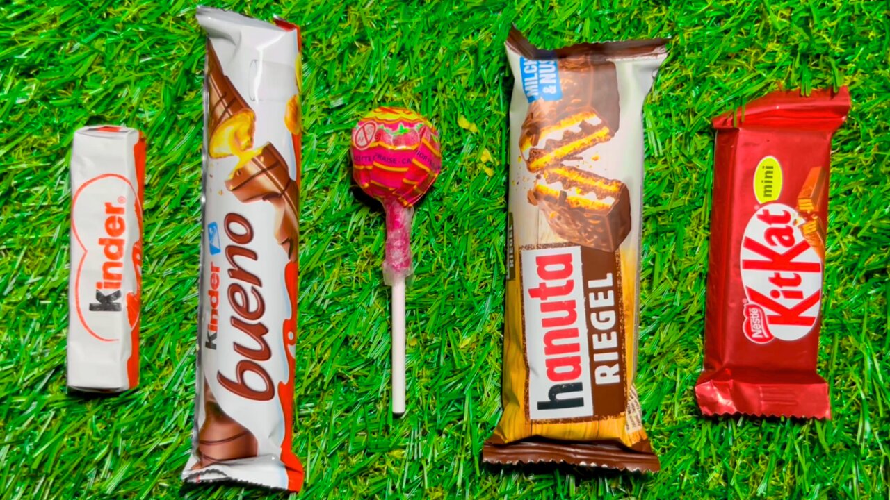 ASMR Candy Chocolate and Lollipop | Wrapping and Crinkle Sounds | Relaxing Satisfying Video
