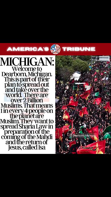 Muslims take over Dearborn Michigan