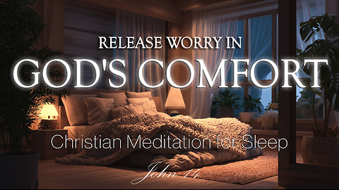 Bible Sleep Meditation | Fall Asleep Fast in God's Comfort, Release Worry and Find Peace