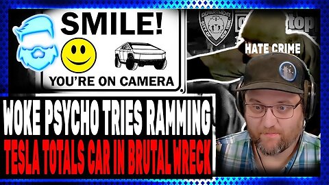 Woke Tesla Psycho Tries RAMMING Cybertruck Off The Road & Immediately Regrets It!