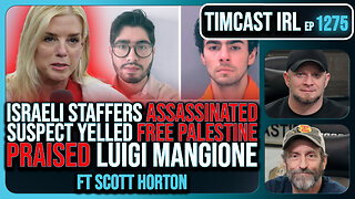 Israeli Staffers ASSASSINATED, Suspect Yelled FREE PALESTINE, PRAISED Luigi Mangione