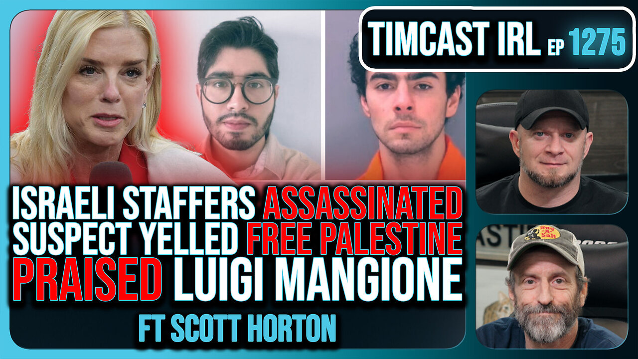 Israeli Staffers ASSASSINATED, Suspect Yelled FREE PALESTINE, PRAISED Luigi Mangione