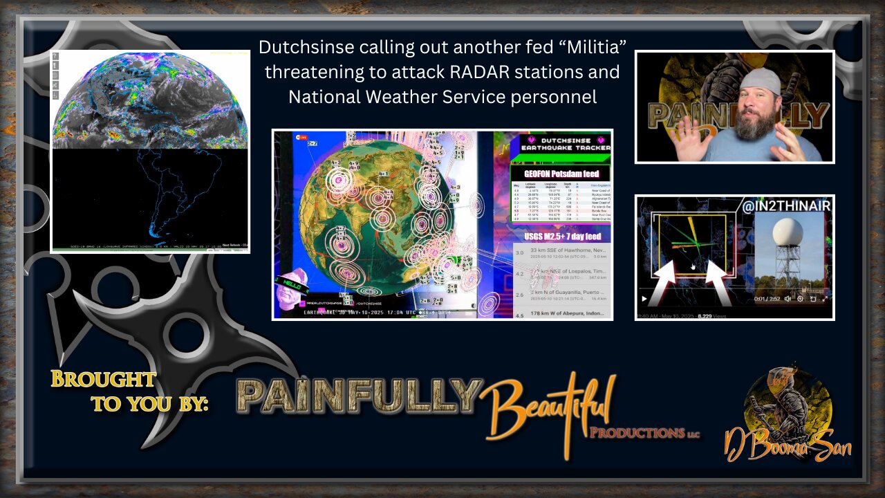 Dutchsinse calling out another fed “Militia” threatening to attack RADAR stations and National Weather Service personnel