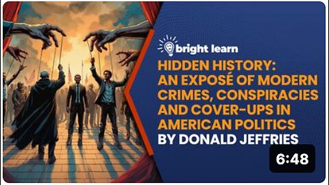"Unmasking America's Political Underbelly: Modern Crimes, Conspiracies & Cover-Ups Exposed"