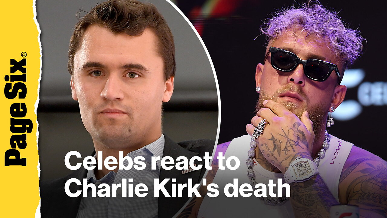 Jake Paul, Meghan McCain and more celebs react to Charlie Kirk's shocking death