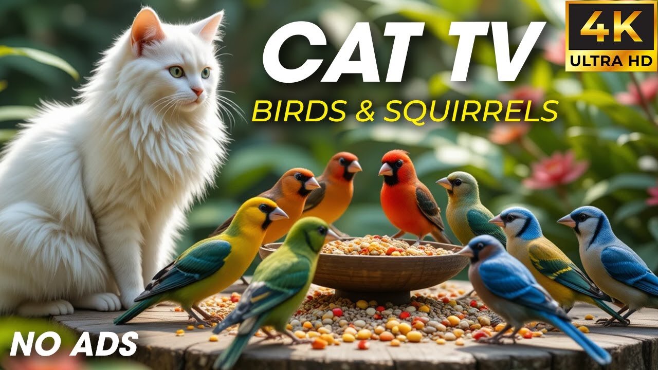 High-Energy Video for Cats – Squirrels Racing and Jumping! - CatTV Central