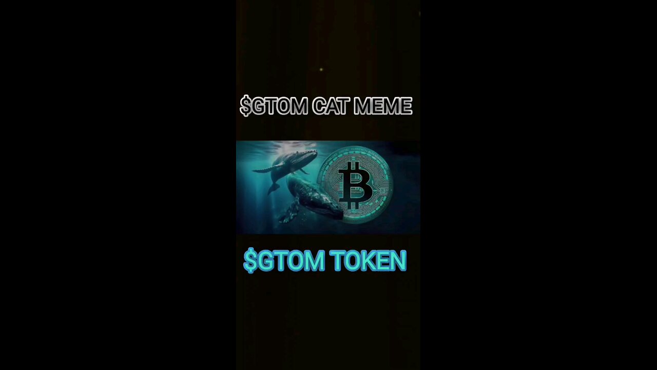 🐳 WHALES 🐳 LOOKING FOR $GTOM TOKEN | $GTOM OFFICIAL MEME TOKEN, PLAY THE GAME ON TELEGRAM