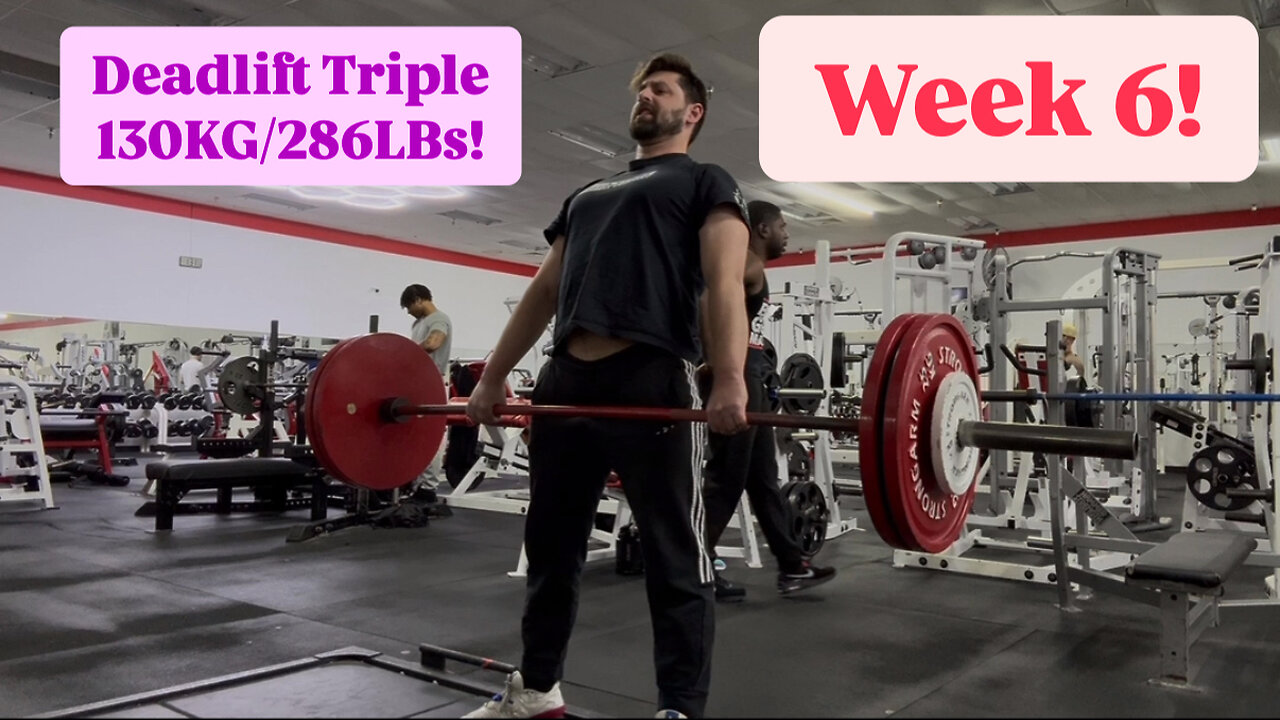 Deadlift Triple 130KG/286LBs