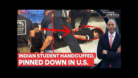 Newark Airport: Indian Student Pinned, Handcuffed Before US Deportation | Firstpost America | NEWS24