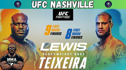 UFC Nashville Derrick Lewis vs Tallison Texeira