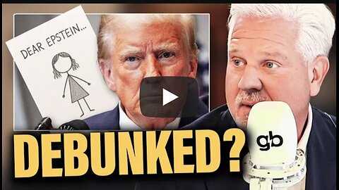 Glenn Beck ~ WSJ's Trump/Epstein "evidence" DESTROYED in record time
