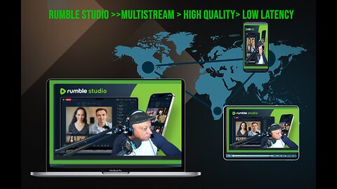 RUMBLE STUDIO CONNECTING THE BLOBE!