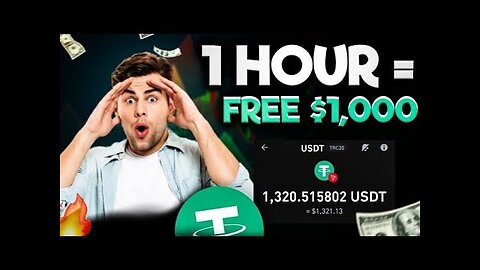 how to earn free USDT daily| withdrawal to trust wallet| Step-by-Step Guide