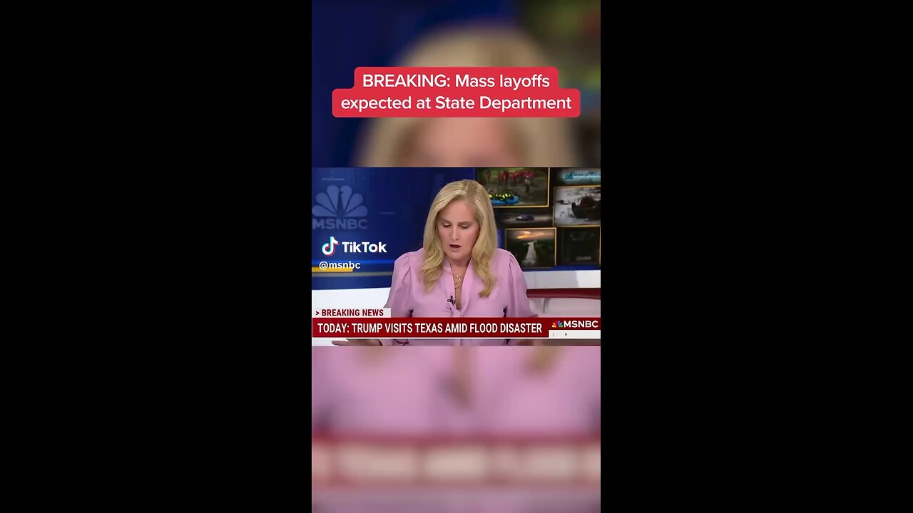 BREAKING: Mass layoffs expected at State Department”