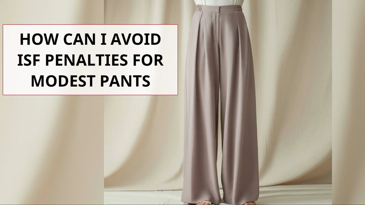 How Can I Avoid ISF Penalties For Modest Pants