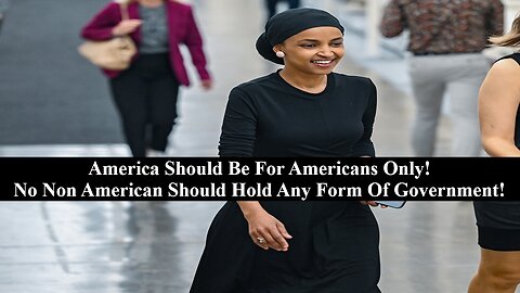 No Non American Should Be Allowed In American Government! Agree Or Disagree?
