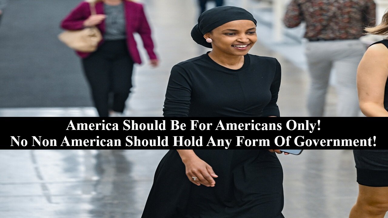 No Non American Should Be Allowed In American Government! Agree Or Disagree?