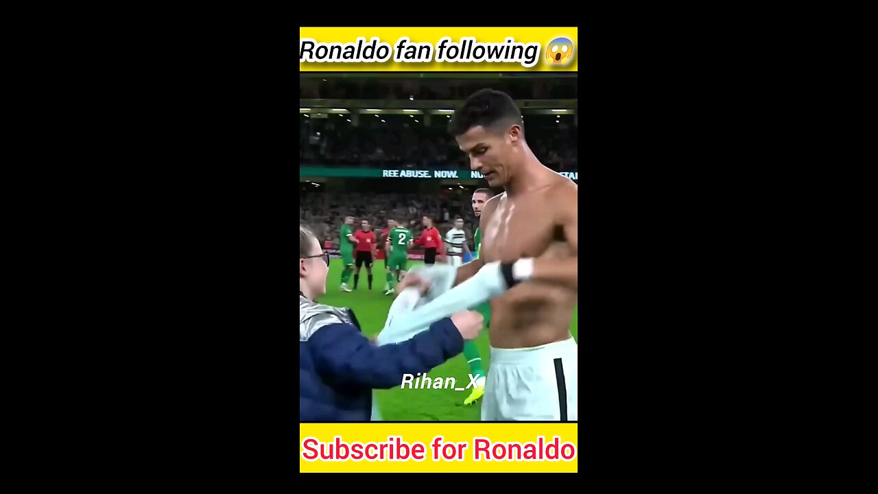 Ronaldo fan following😱😱