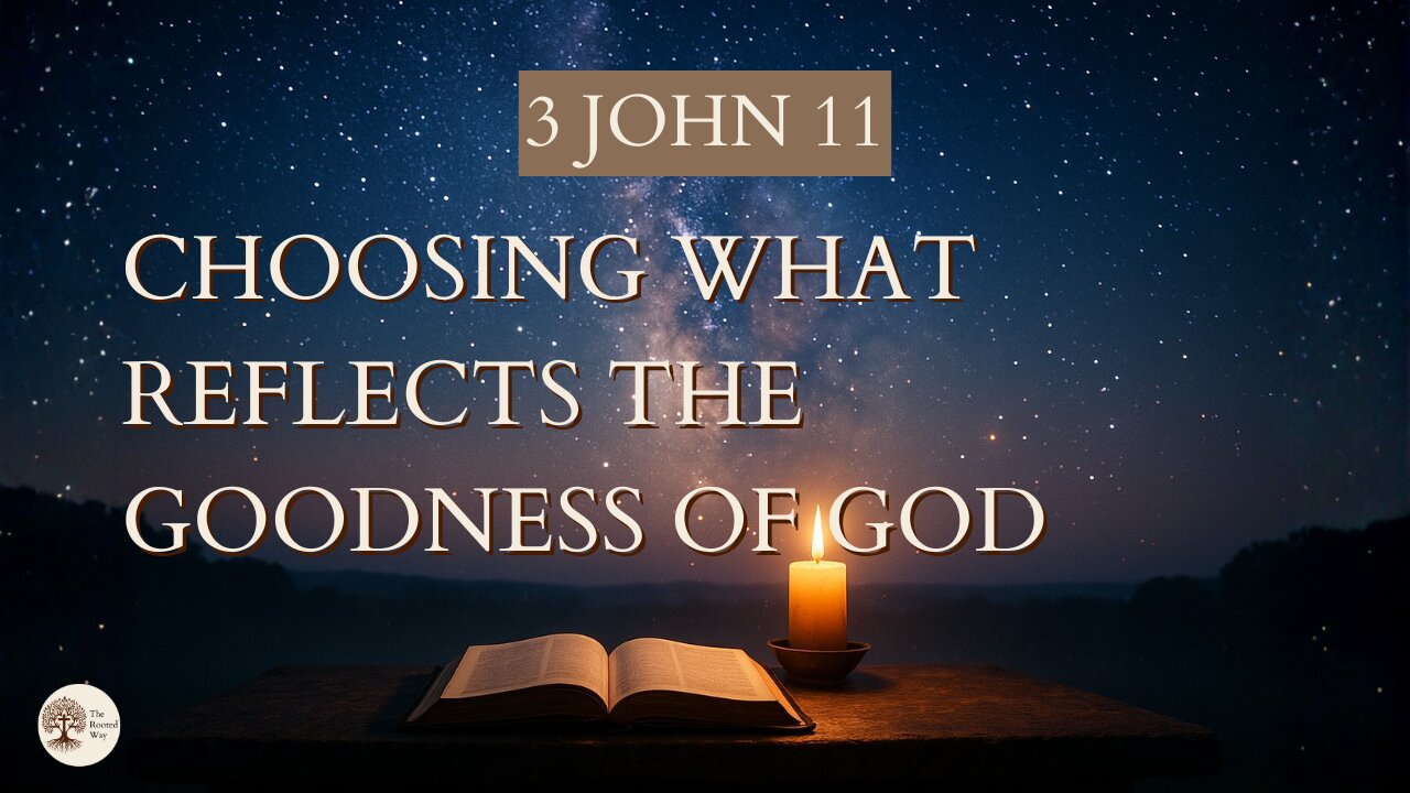 Choosing What Reflects the Goodness of God | 3 John 11