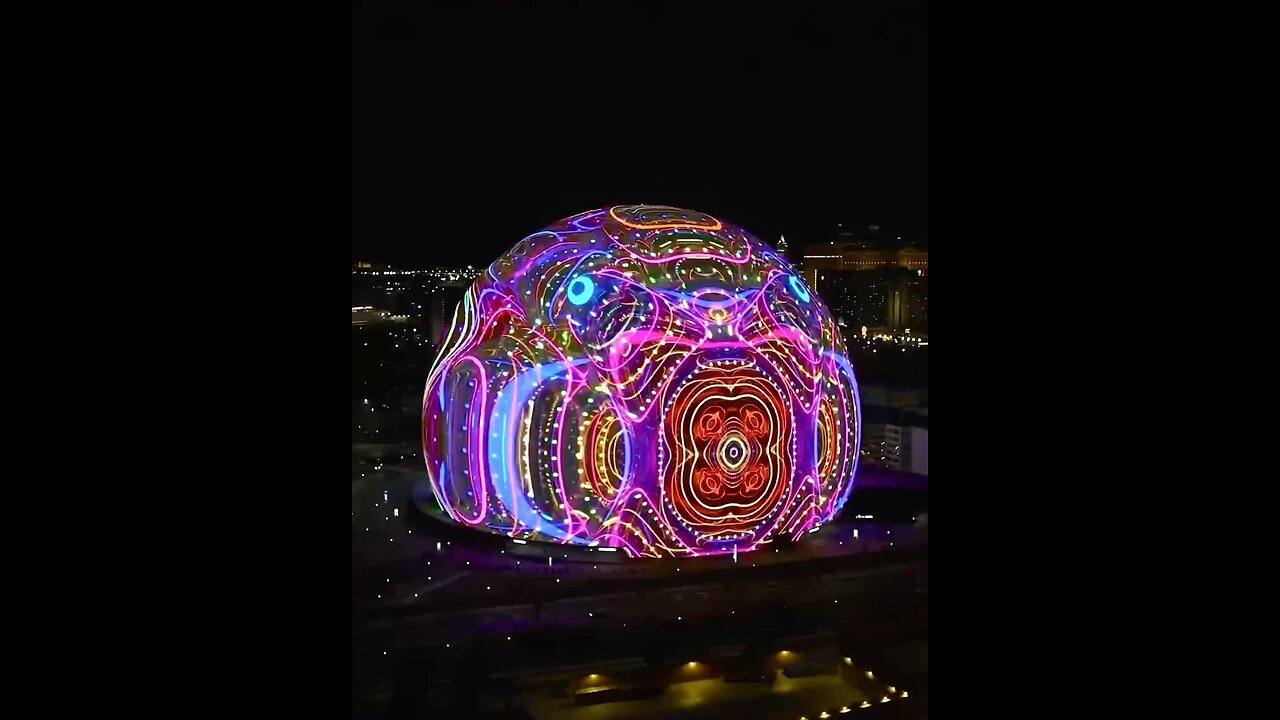 Vegas Sphere just leveled up with this mind-bending psychedelic animation #tech