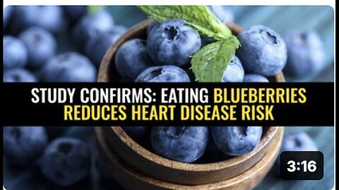 "Blueberry Consumption Confirmed to Lower Heart Disease Risk, Study Reveals"