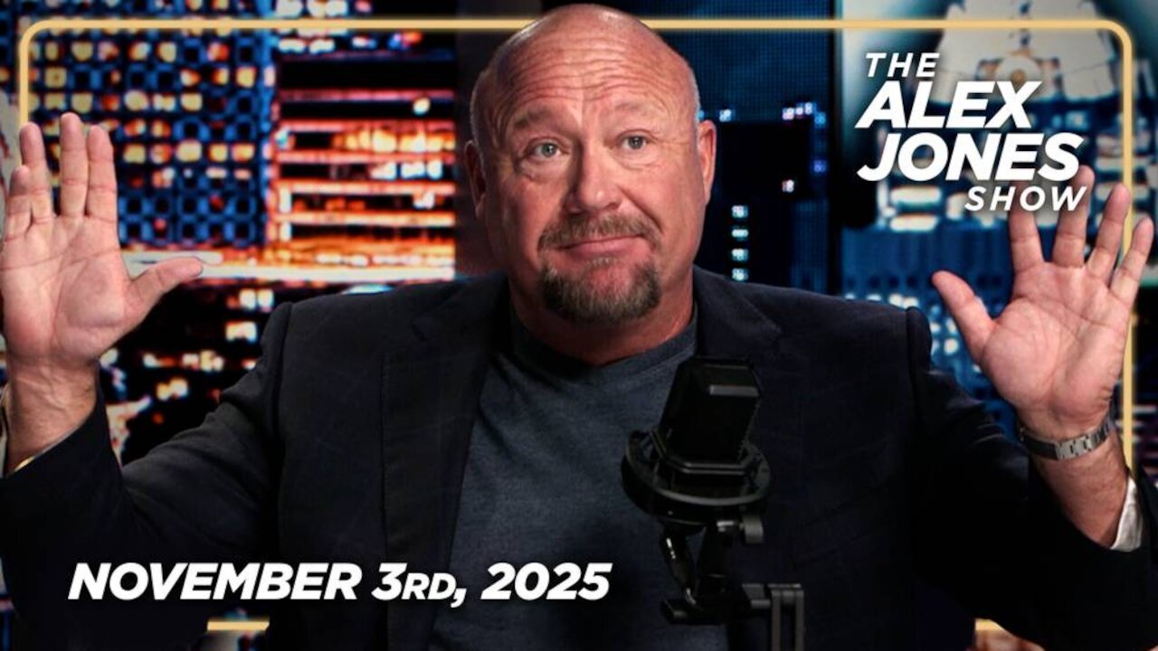 THE ALEX JONES SHOW - 11/3/2025: Netanyahu’s Foreign Lobby Pressure Group AIPAC Is Openly Trying To Paint Trump’s Base As The “New Hitler” & Bring Down MAGA From Within! PLUS, Trump Prepares Strikes In Mexico, Venezuela, Syria As US Enters Day