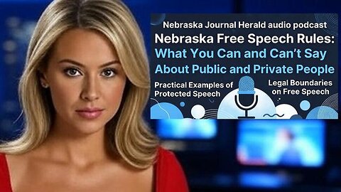 Nebraska Free Speech Rules: What You Can and Can’t Say About Public and Private People