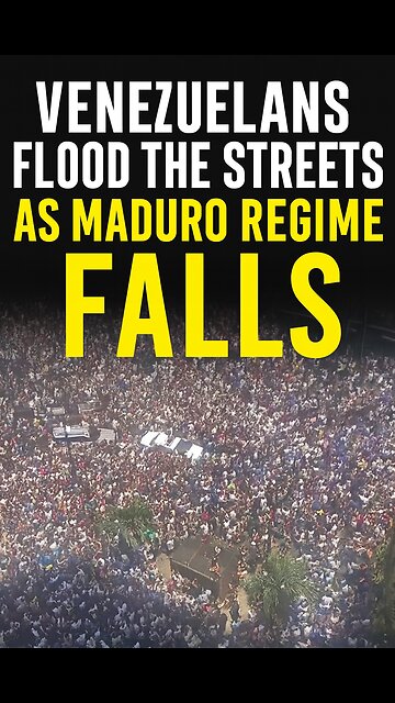 Venezuelans Flood the Streets as Maduro Regime Falls