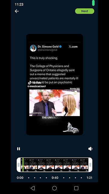 In November 2022, Makis appeared in a video interview where he made the false assertion that the CPS