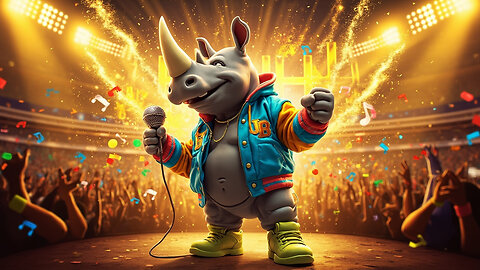 Rhino Rocks the Crowd | PopSoar Kids’ Pop Anthem about Confidence & Courage!
