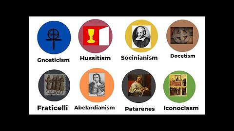 Ogni eresia spiegata DOCUMENTARIO lo gnosticismo non è una religione ma sono culti iniziatici di eretici considerati da oltre 2000 anni eretici formati da peccatori e ciarlatani