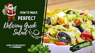 The Most Delicious Greek Salad! Easy & Tasty Athenian Salad!