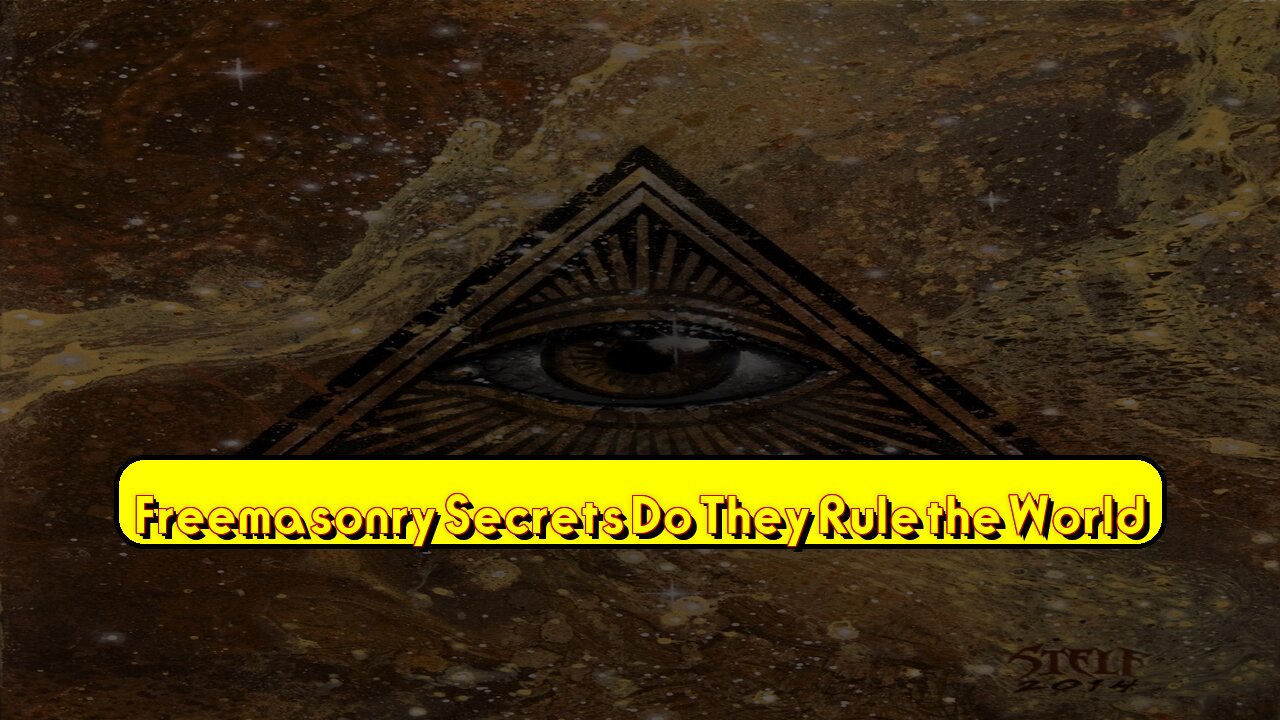 Freemasonry Secrets : Do They Rule the World? #Freemasons #SecretSocieties #History